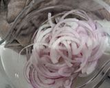 A picture of step 1 of Tikit papri chaat.
