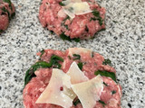 Hamburguesas de espinacas y parmesano
