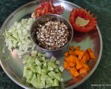 A picture of step 1 of Healthy Sprout Vegetable Salad.