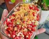 अनार की चाट(pomegranate tangy chaat recipe in Hindi) रेसिपी चरण 4 फोटो