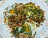 A picture of step 2 of Afghani breakfast.