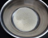 A picture of step 1 of Saffron Firni Kheer.