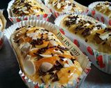 Foto langkah ke 8 dari resep Roti Isi Pisang Coklat Keju.