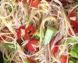 Hình bước làm 3 của món Mì ngô nấu cùng chân nấm và rau củ | Món chay thực dưỡng | Macrobiotics | #bepvang