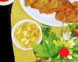 A picture of step 12 of Samosa chat.