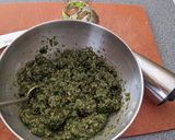 A picture of step 7 of Nasturtium Pesto.