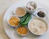 A picture of step 1 of Protein rich thavala adai of tamil nadu.