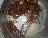 A picture of step 1 of Chocolate pudding 😋😋😋.