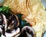 Foto del paso 3 de la receta: Desayuno de campeones 1.5 (omelette)