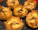Foto del paso 4 de la receta: Cestas estilo quiche rellenas de bacon, cebolla, queso y trigueros