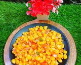 A picture of step 3 of Corn Chaat.