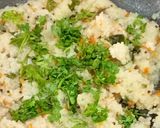 A picture of step 4 of Barnyard Millets Vegetables Upma.