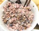 Hình bước làm 1 của món Há cảo nước 😋