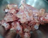 A picture of step 1 of Chicken biryani.