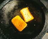 A picture of step 2 of Chive & onion whipped Tofu Toast.