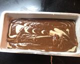 A picture of step 16 of Eggless Chocolate marble cake.