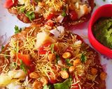 गेहूं आटा पापड़ चाट(GENHU AATA PAPAD CHAAT RECIPE IN HINDI) रेसिपी चरण 8 फोटो