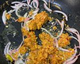 A picture of step 1 of Fried Red Chutney.