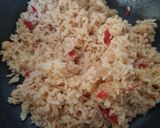 รูปขั้นตอนการทำที่ 2 ของ ข้าวผัดน้ำพริกปลาทูกับไข่ต้ม