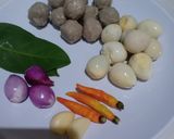 Foto langkah ke 1 dari resep Baso telur kecap.