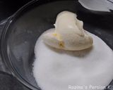 A picture of step 1 of Orange cake.