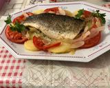 Foto del paso 10 de la receta: Filetes de lubina al horno con cebolla patata tomate natural y aderezo Vidalim
