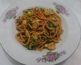 Foto langkah ke 9 dari resep Mie gomak goreng.
