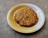 A picture of step 3 of Grated plantain in eggs #plantainrecipecontest#.