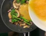 Omelette, mushroom, broccoli & soft Gorgonzola recipe step 6 photo