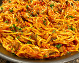 Foto del paso 8 de la receta: Spaghetti con berenjena y atún