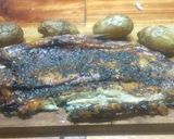 Foto del paso 7 de la receta: Sábalo despinado ahumado en horno de barro con papines rústicos