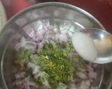 A picture of step 1 of Onion Parantha.