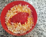 Foto del paso 3 de la receta: Rollitos de Obleas de arroz rellenos de pollo gratinado con bechamel sin lactosa