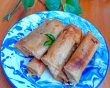 Foto langkah ke 5 dari resep Martabak Lipat Telur Tempe.