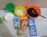 Foto langkah ke 1 dari resep Cheese cake lumer sederhana.