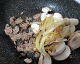 Tumis buncis jamur dengan daging cincang langkah memasak 2 foto