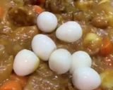 A picture of step 7 of Karei Raisu (Japanese style curry).