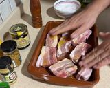 Foto del paso 1 de la receta: Costillas con mostaza y miel de palma