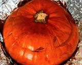 A picture of step 9 of Sweet rice porridge in pumpkin.