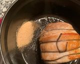 A picture of step 3 of Japanese braised pork belly.