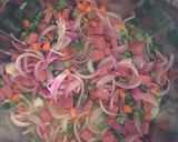 A picture of step 2 of Teriyaki Rice.