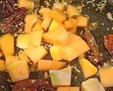A picture of step 3 of Pumpkin Stirfry with Multigrain Fulkas.