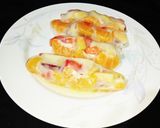 Foto langkah ke 3 dari resep Salad Buah Gulung.