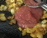 A picture of step 3 of Aloo Palak Bhaji.