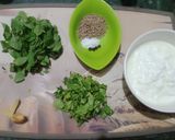 A picture of step 4 of Khichadi with buttermilk.