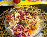 A picture of step 6 of Crispy Maggi Salad.