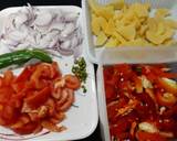 Mix Vegetable Aalu, Shimla mirci,Piyaz,Tamater,Hari mirch