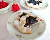 Pas rețetă Galette sau tartă cu afine 4 fotografie