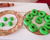 Foto langkah ke 6 dari resep Donut Pandan Rebread Syantikkk !!.