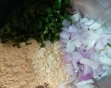 A picture of step 1 of Vegan omelets.
